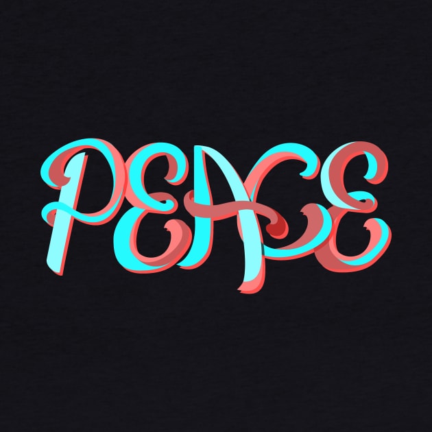 Quotes Peace motivational typography by carolsalazar